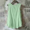 thumbnail image 4 of cocolona Summer Tank Tops for Women Ruffle V Neck Sleeveless Shirts Trendy Casual Solid Color Blouses, 4 of 5