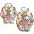 thumbnail image 5 of KUROMI Hoodie with Pocket Anime for Men Women Couple Gift, 5 of 7
