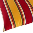 thumbnail image 4 of Carnival Stripe 17 x 17 in. Outdoor Square Accent Pillow, Set of 2, 4 of 6