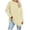 Yellow1, variant on Chbgutlmr Tops for Women Long Sleeve Crewneck Color Block Casual Loose Blouses Fall Comfy Basic Shirts