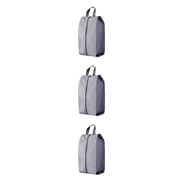 Youkk Polyester Lightweight And Portable Shoe Bag For Travel Pack Shoes With Ease Using Compact Storage grey XL 3Set