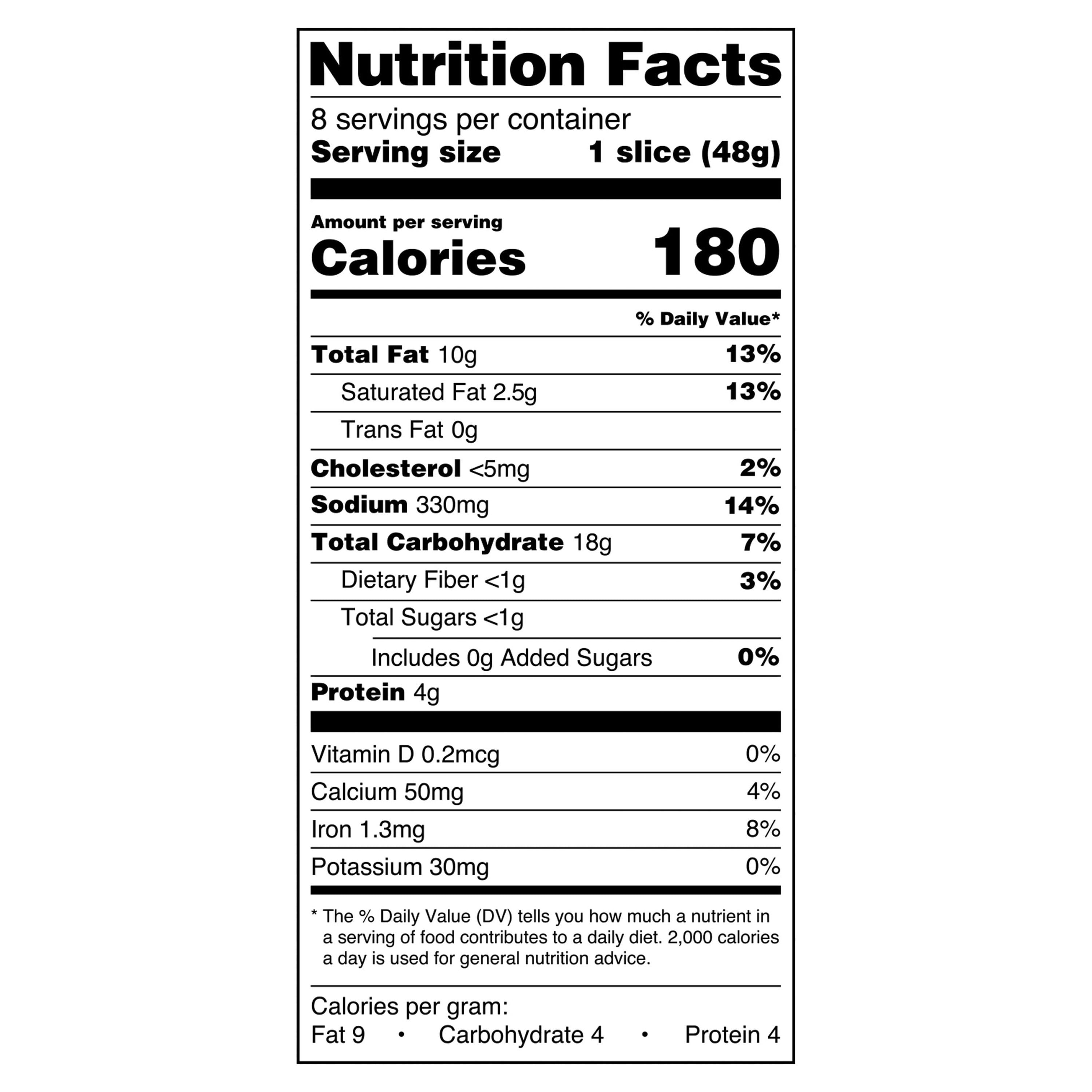 Great Value Five Cheese Texas Toast, 13.5 oz, 8 Count (Frozen)