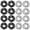 Soccer, variant on 16PCS Basketball Hair Scrunchies, Sport Elastics Hair Ties Silk Scrunchies for Cheerleading Sports Fans