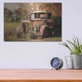 thumbnail image 4 of Luxe Metal Art 'Old Yellow Truck' by Lori Deiter, Metal Wall Art, 16"x12", 4 of 9