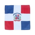 thumbnail image 1 of CTM® Cotton Dominican Republic Flag Bandana, 1 of 2