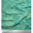 thumbnail image 1 of Soimoi Green Poly Georgette Fabric Abstracts Abstract Print Fabric by the Yard 42 Inch Wide, 1 of 3