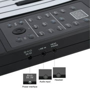 61 Keys Music Key Board Teaching Electronic Organ Superior Roll Up Piano