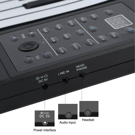 61 Keys Music Key Board Teaching Electronic Organ Superior Roll Up Piano