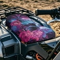 thumbnail image 2 of Uorisanigo Skull Flower ATV Seat Cover Waterproof Polyester Material, Anti-Slip Seat Cover Protection Compatible with Scrambler Foreman Honda Rancher Accessories for Women Men, 2 of 7