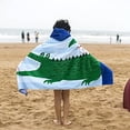 thumbnail image 3 of Toalla de baño para niños, envoltura para niños y niñas, toallas de playa con capucha para piscina, albornoz, algodón absorbente de felpa suave Sailing  Electrónica, 3 of 5