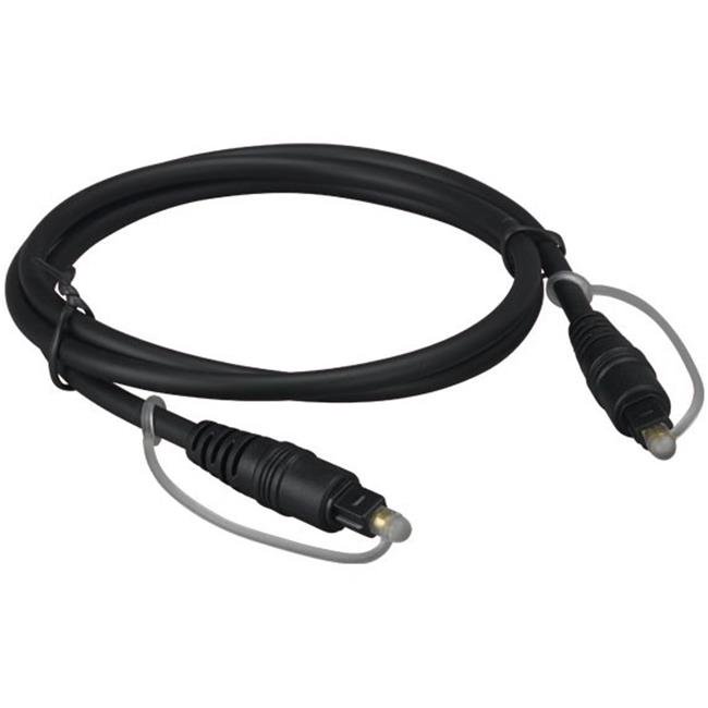 3 ft. Toslink Male to Male Fiber Optic Audio Cable, Molded Type