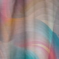 thumbnail image 4 of DESIGN ART Designart 'Retro Shining Colour Waves' Mid-CenturyCurtain Single Panel 52 in. wide x 95 in. high - 1 Panel 95 Inches, 4 of 5