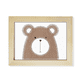 thumbnail image 1 of El estilo de la sencillez Chubby Bear animal Escritorio de madera Arte Pintura 6x8 pulgadas marco de foto foto, 1 of 4