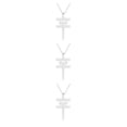 thumbnail image 3 of Guardoinrt Beaded Detail Tokyo Hotel Necklace Touch Of Glamour And Universal Style silver 3Set, 3 of 6