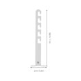 thumbnail image 2 of HEALEEP window limit hardware accessories Iron Window Lock White 1Set for Home Use, 2 of 8