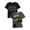 thumbnail image 1 of Marvel T-Shirt Garçon Smash Logo (Lot de 2), 1 of 5