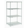 thumbnail image 3 of Nexelate Wire Shelving Starter Unit, Silver Epoxy, 54"W X 24"D X 63"H, 3 of 4