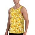 thumbnail image 2 of Pofeuu Cool Duck With Yellow Strip Print Men's Workout Tank Tops Sleeveless Muscle Gym Shirt Quick Dry-3X-Large, 2 of 7