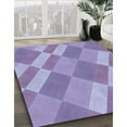 thumbnail image 2 of Ahgly Company Indoor Rectangle Patterned Purple Mimosa Purple Area Rugs, 4' x 6', 2 of 6