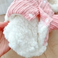 thumbnail image 6 of OFFIGAM Warm Pink Dog Hoodie Comfortable Windproof Clothes Ideal for Pet Cosplay, 6 of 8