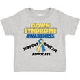 thumbnail image 3 of Inktastic Down Syndrome Awareness Support, Educate, Advocate Boys or Girls Toddler T-Shirt, 3 of 5