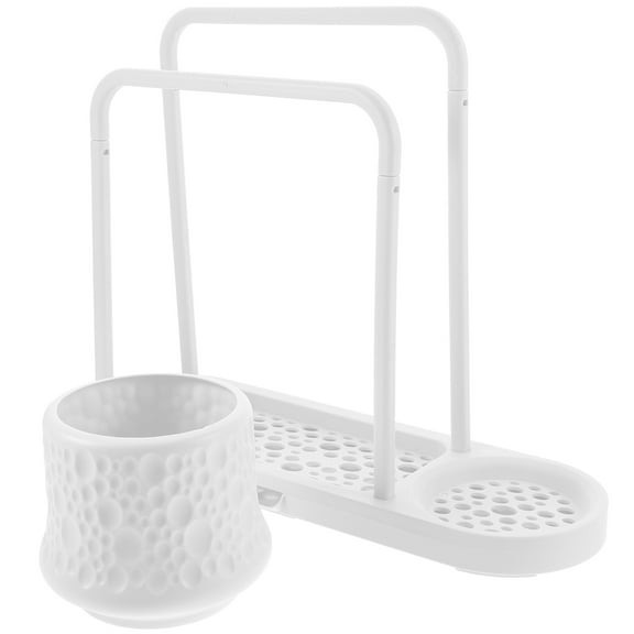 WASHWEPE Dish Towel Stand White Plastic 1Set