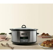 Crockpot® Programmable 8-Quart Slow Cooker, Black Stainless Collection