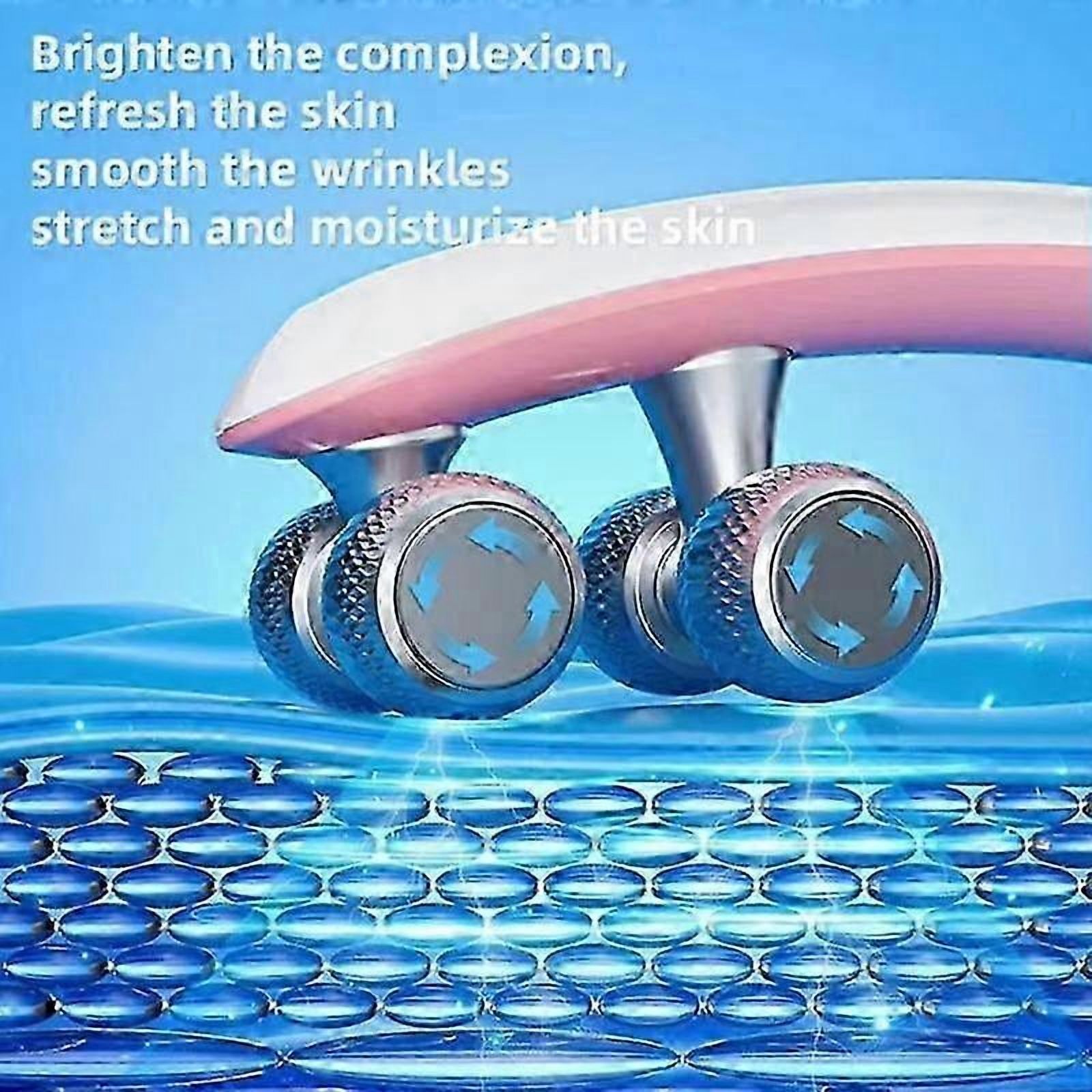 Face Lifting Roller Facial Massager Y Shape Lifting Facial Massager Chin Lift Up Wrinkles Removal Tightening Home Use Beauty Instrument Skin Care Toolpink