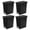Black, variant on Sterilite 2.7 Gal Rectangular Step On Trash Bin Wastebasket, Black (8 Pack)