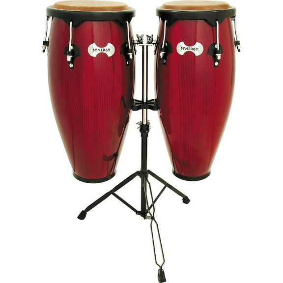 Toca Synergy Conga Set with Stand Red