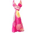 thumbnail image 4 of Wrapables Lightweight Fashion Trendy Infinity Scarf, Circles Pink, 4 of 5