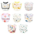 thumbnail image 2 of Seyurigaoka Baby Bib EVA Waterproof Cartoon Pictures Free Adjustment Feeding Tool, 2 of 8