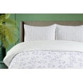 thumbnail image 3 of Ambesonne Botanical Duvet Cover Sets, Leafy Branches Soft Tones, 2-King, Lavender Blue, 3 of 6