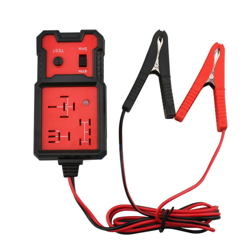 12V Electronic Automotive Relay Tester for Cars Auto Battery Checker Universal 
