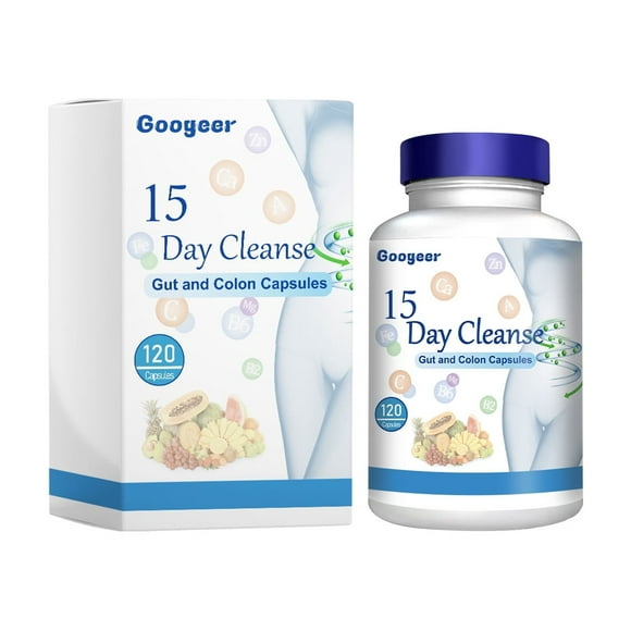 Cápsulas disueltas para limpieza intestinal Googeer, cápsulas para limpieza intestinal y colon, suplemento corporal,1 piezas