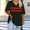 Hot Pink, variant on Plus Size Tops 4X Women​ Under $10 Oversized-neck Short Sleeved Solid Summer Base Shirt Sports T-shirt