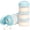 Light Blue, variant on Stackable Formula Dispenser Portable Milk Powder Container, 2 Pack, White