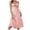 Pink, variant on JFHHQ Casual office Solid Dress Elegant Sweetheart Neckline Strapless Midi Dress for Women Smocked Cutout Linen Tube Casual Guest Wedding Attire S Pink