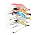 thumbnail image 1 of Hearth & Gear Soft Luminous ShrimpLure Set Hook 9cm Soft Soft Luminous 5 Colors Ice Sleds Ice Weights Clip Clam Ice Gear for Men Bottom Rigs Saltwater Roster Tales for A Rig Hooks for Bulk Ice, 1 of 7