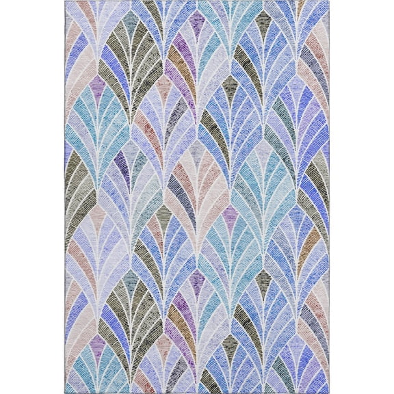 Dalyn Rugs Premium Machine Washable Mayfield AMF851 Blue 9' x 12' Rug