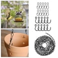 thumbnail image 4 of 156 Inches Hanging Chain Garden Plant Hangers for Planters Wind Standard, 4 of 8
