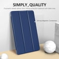 thumbnail image 3 of For Samsung Galaxy Tab A7 Lite 8.7 10.4 T220 T225 T227 T500 T503 T505 T507 T509 Trifold Tablet Case Magnetic Flip Smart Cover Pure Black Tab A7 T500 T505, 3 of 5