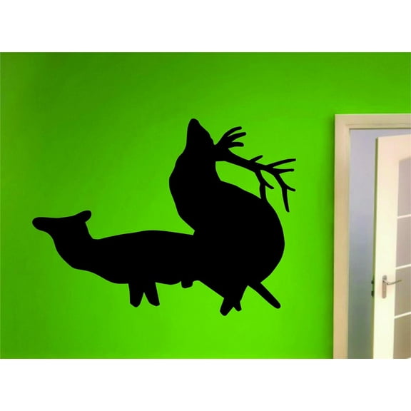 Do It Yourself Wall Decal Sticker Design Buck Deer Animal Hunting Man Boys Kids Bed Room Sports Hobby 12X24"