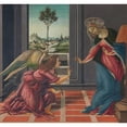 thumbnail image 3 of Sandro Botticelli 13x12 Black Modern Framed Museum Art Print Titled - Annunciation (1489-90), 3 of 5
