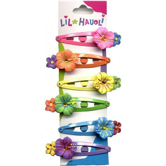Hi Jewelry Lil Hauoli Sparkle Hibiscus Snap Clip