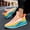 Tangerine, variant on Mens shoes - Men's full-length air-cushioned running shoes, with white, black and orange color combination, breathable and ultra-light design, suitable for casual sports, daily outings
