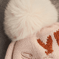 thumbnail image 3 of Bonnet Tricoté à Pompons d'Hiver, Chapeau pour Enfants, 3 of 5