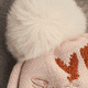 thumbnail image 3 of Gorro de punto con pompón de invierno, gorro para niños, 3 of 5