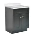 thumbnail image 6 of Design House Brookings 24" x 18" Ready to Assemble Solid Wood 2-Door Bath Vanity Cabinet, Espresso, 6 of 21