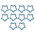 thumbnail image 2 of Colaxi 10Pieces Five Pointed Star Shaped Carabiner Heavy Duty Hanging Buckle Key Chain Clip for Keychains Home Outdoor Hiking Accessories light blue, 2 of 9